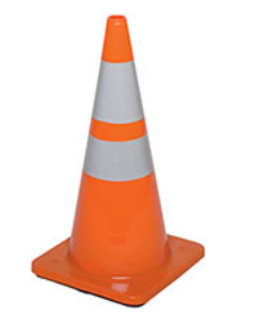traffic cone can be used for workers' comp survellience